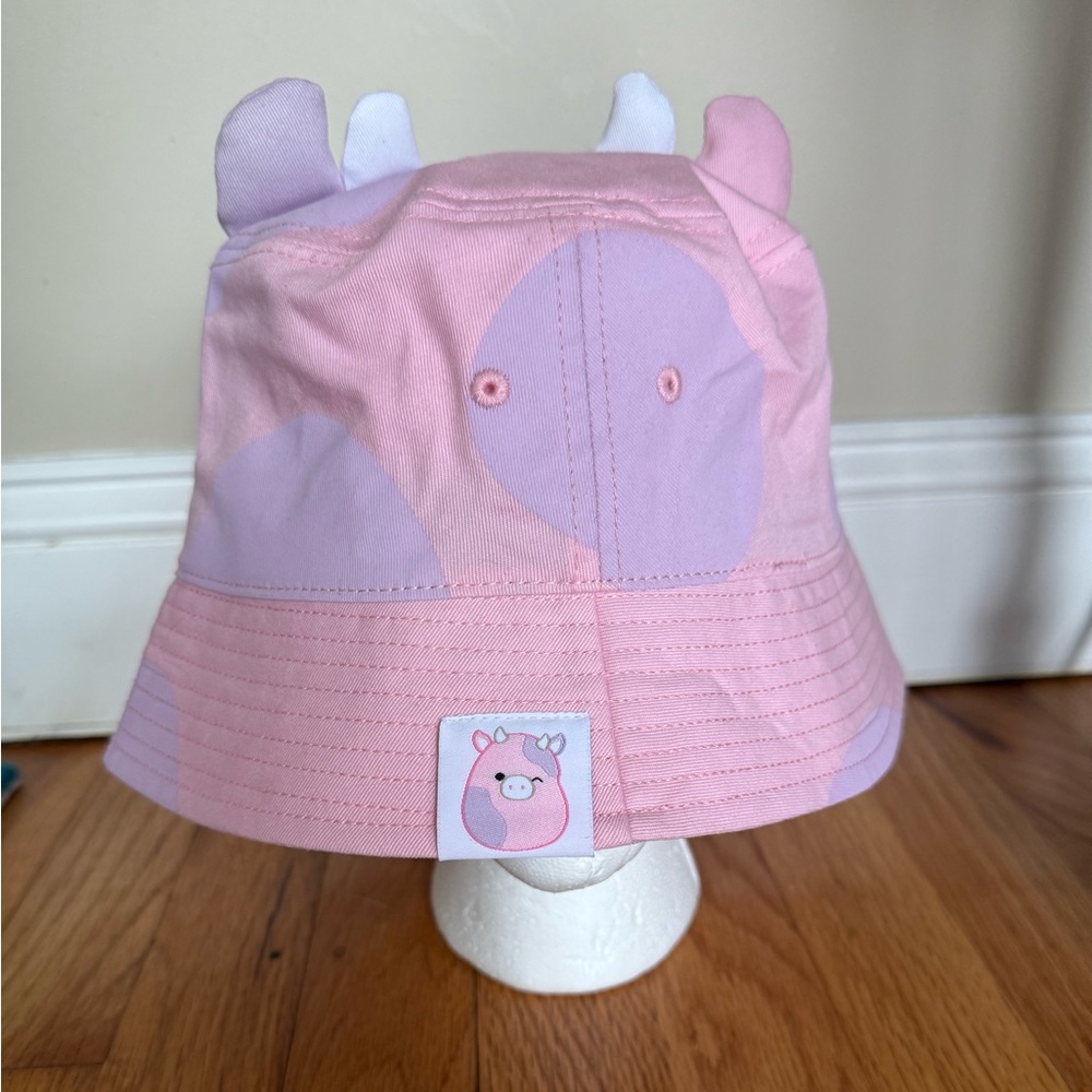 Squishmallow Bioworld Patty the Cow Bucket Hat ~ One Size Fits Most
